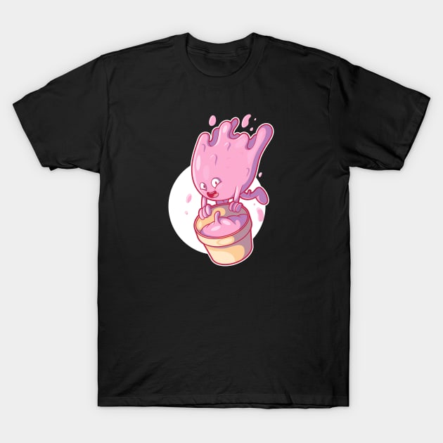 Ice Cream Falling! T-Shirt by pedrorsfernandes